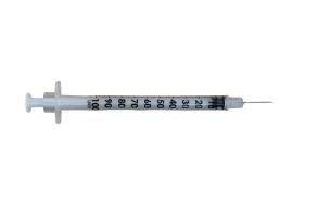 Inzulínová striekačka s ihlou - 1 ml