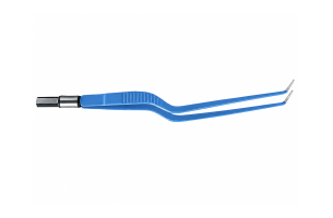 Bipolárna pinzeta Bayonet zahnutá 17.8 cm