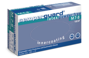 Rukavice Semperguard Latex IC Bezpudrové (100ks/bal.) M
