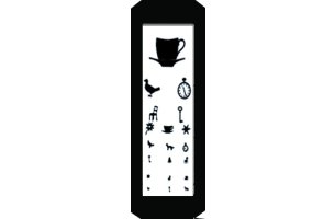 Plexi tabuľa , jednostĺpcová na 3 m