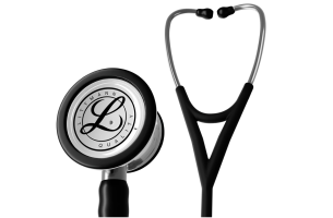 Littmann Cardiology IV - Hadička Čierna - Satin, Hlavica Zrkadlová 6177C