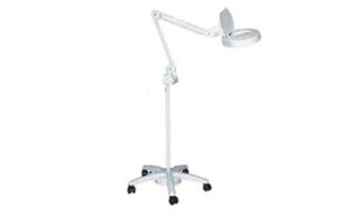 Stojan na lampu s lupou