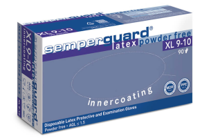 Rukavice Semperguard Latex IC Bezpudrové (100ks/bal.) XL