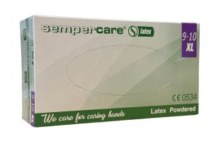 Rukavice Sempercare Latex Pudrované (90ks/bal.) XL