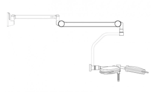 Operačná lampa SOLIS 160 W - nástenná